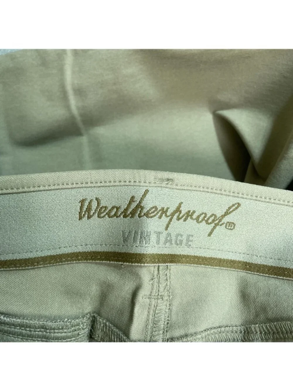 NWT Weatherproof Vintage Men's 38X30 Tan Tech Pants Active Stretch
